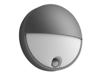 Philips myGarden Capricorn IR - Væglampe - LED - 6 W (tilsvarende 47 W) - varmt hvidt lys - halvmåne - antracite