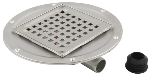 Blücher Minisluk type 381 t/Betong og flisgulv 32 mm m/Membranflens