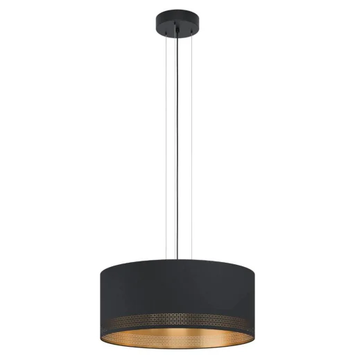 Esteperra Pendel Ø530 sort/gull, E27, 3X40W
