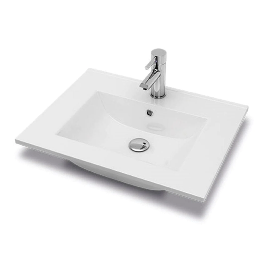 Vikingbad ADA D46 Møbelservant B60-120cm Hvit / Thin H1,8cm 70cm