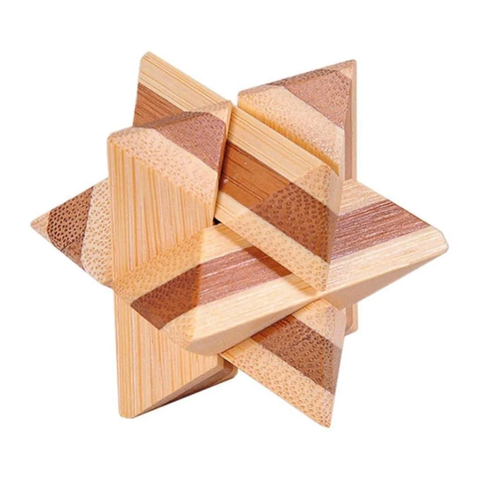 3D træpuslespil, Kongming Lock - Stjerne