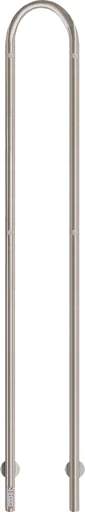 Kriss Duo Plus håndkletørker 1480x190 mm, børstet rustfri stål