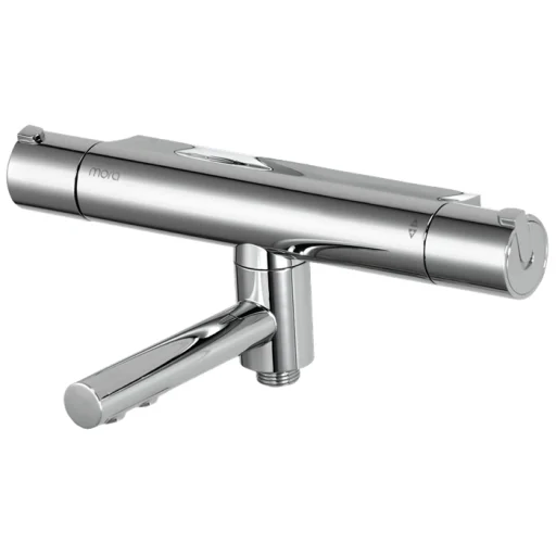 Mora Rexx T5 kar-/dusjtermostat m/Termostat, Krom