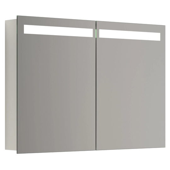 Dansani Mido+ Global Speilskap LED B50-120xh70cm Hvit Matt / 100cm