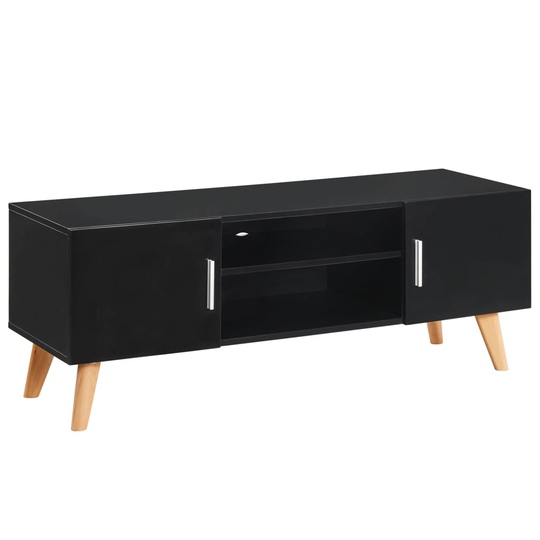 vidaXL tv-skab 120 x 40 x 46 cm MDF sort