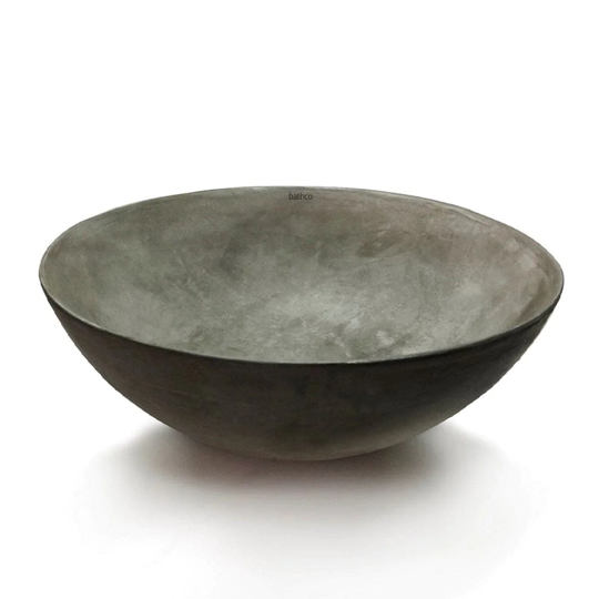 Bathco Sicilia Gris Oscuro BolleservantØ40cm - Mikrosement Mørk grå