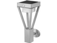 LEDVANCE Solcelle-udendørs vægbelysning med bevægelsessensor ENDURA STYLE SOLAR BOUQUET 4058075564503 LED (RGB) 6 W Varmhvid Stål