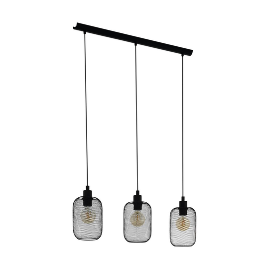 Wrington Ceiling Lamp 3L (Sort)