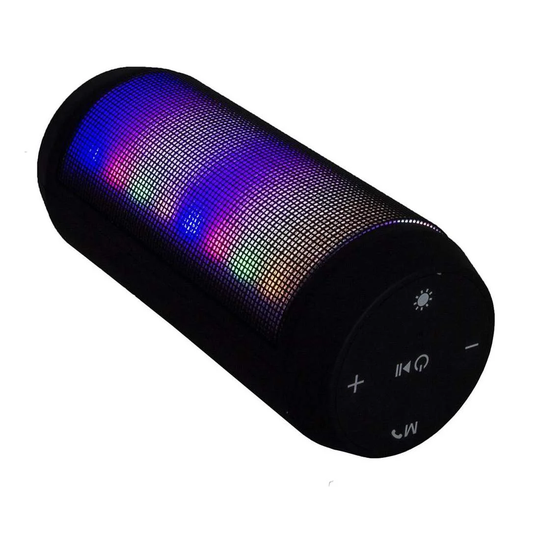 Bluetooth-højttaler med FM-radio og LED