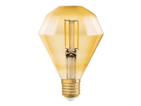 OSRAM Vintage 1906 - LED-filament-lyspære - form: diamant - E27 - 4.5 W (tilsvarende 40 W) - klasse E - varm komfort-lys - 2500 K - guld