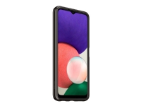 Samsung EF-QA226 - Bagsidecover til mobiltelefon - sort - for Galaxy A22 5G