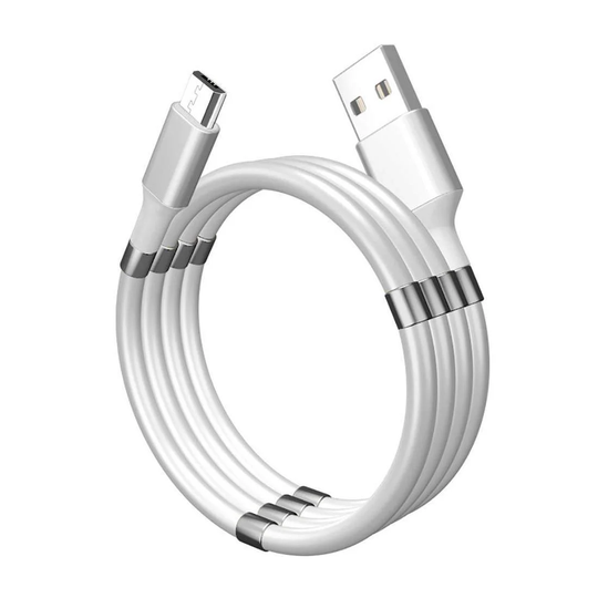 USB til Micro-USB Kabel med Magneter