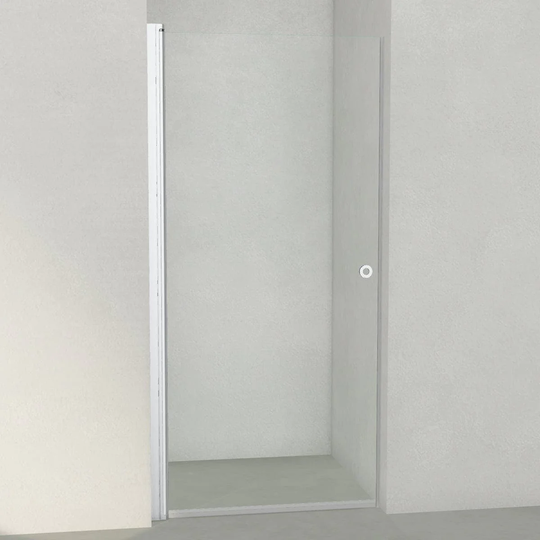 INR Iconic Nordic Rooms Dusjnisje Linc 2 Original Matt Aluminium / 97,5cm Klart Glass