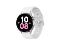 Samsung Galaxy Watch5 - 44 mm - sølv - smart ur med sportsbånd - display 1.4 - 16 GB - NFC, Wi-Fi, Bluetooth - 33.5 g
