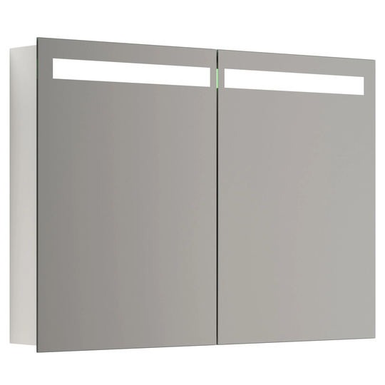 Dansani Mido+ Global Speilskap LED B50-120xh70cm Hvit Høyglans / 100cm