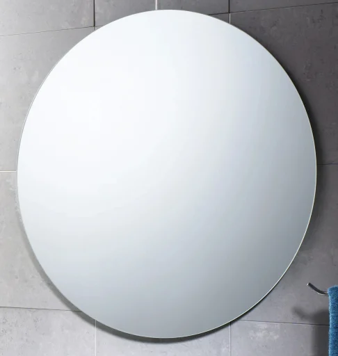 Hefe Gedy speil, hvit Ø60 cm