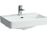 Laufen Pro S håndvask 55 x 38 cm med hanehul og glaseret overløb