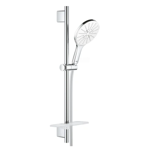 Grohe Rainshower SmartActive 150 dusjstangsett m/EcoJoy, 60 cm, krom/moon white