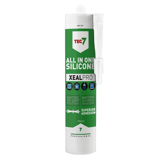 Tec7 Xealpro Silikonfugemasse Hvit