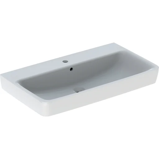 GEBERIT servant 850x480x185mm hh midt m/overl porselen hvit