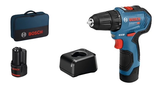 Bosch bor-/skrutrekker GSR 12V-30, 2 x 12 V/2,0 Ah