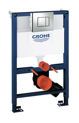 Grohe Rapid SL 3-i-1 innbyggingssisterne med Skate Cosmopolitan trykknapp 82 cm, krom