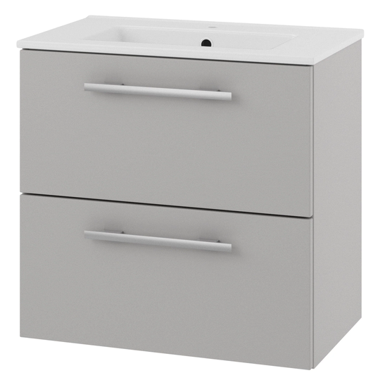 Linn Bad Ingrid Smal D35cm Servantskap Grå Matt / 60cm