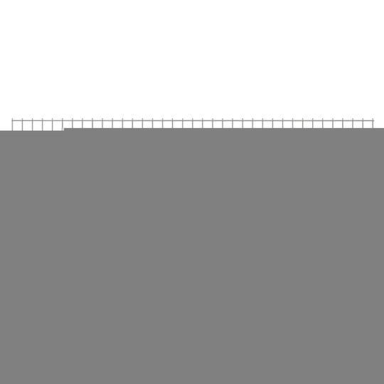vidaXL havehegnspaneler 2D 2,008x0,83 m 50 m (total længde) sølvfarvet