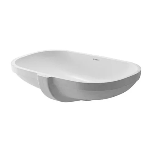 Duravit D-Code Servant m/Overløp - 52,5x32 cm