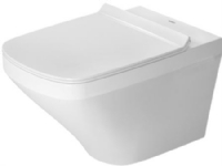 Duravit DuraStyle vægtoilet - Åben skylle-rand, skjult montering, WonderGliss
