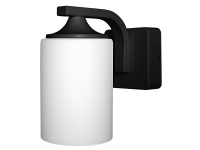 LEDVANCE ENDURA CLASSIC LANTERN CYL E27 BK LEDV 4058075392663 Vægbelysning Sort, Hvid