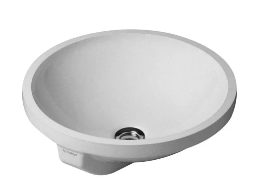 Duravit Architec Servant m/Overløp & Glassering på yttersiden - Ø40 cm
