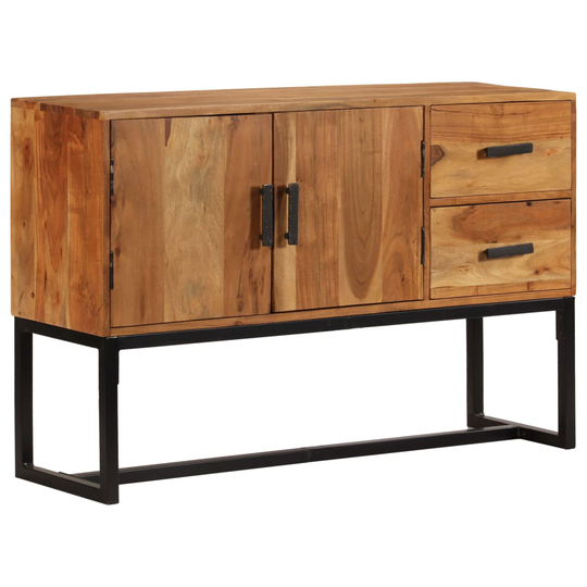 vidaXL skænk 110x30x70 cm massivt akacietræ brun