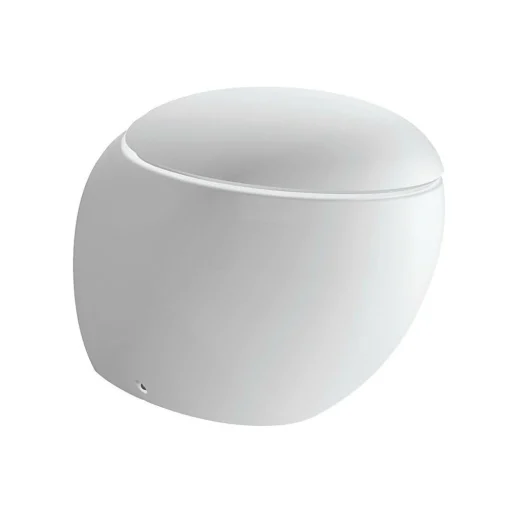 Laufen Ilbagno Alessi gulvstående toalett m/toalettsete, hvit