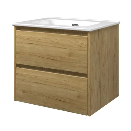 Sanibell Proline møbelpakke 60x46 cm m/2 skuffer, ideal eik