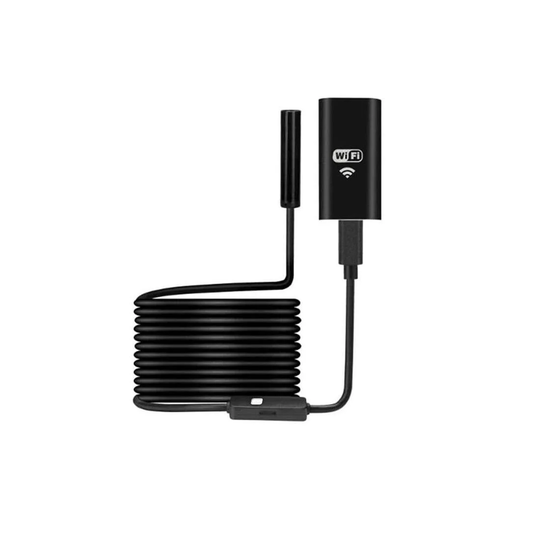 2 m - WiFi Endoskop med Tilbehør og Justerbart Lys