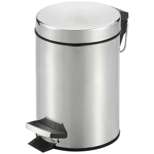 Esbada Avfallsbøtte 5L med Softclose Krom Stål