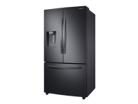Samsung RF23R62E3B1 - Køleskab/fryser - fransk dør-bundfryser med vanddispenser, isdispenser - bredde: 90.8 cm - dybde: 78.8 cm - højde: 177.7 cm - 630 liter - Klasse F - premium sort stål