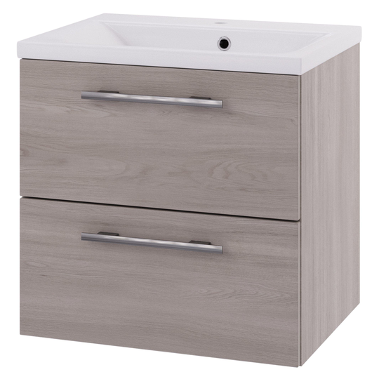 Linn Bad Ingrid D45cm Servantskap Lys eik / 60cm 2 Skuffer