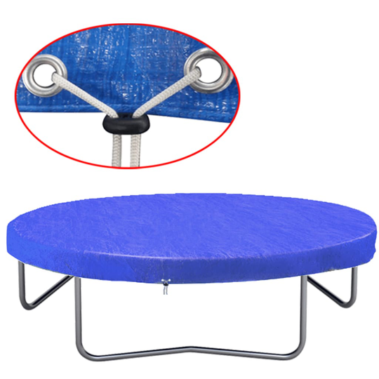 vidaXL trampolindække PE 300 cm 90 g/m²