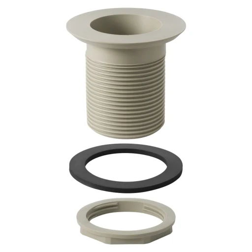 PP bunnventil ø 60 mm x 1/8" grå
