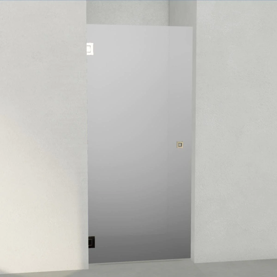 INR Iconic Nordic Rooms Dusjnisje ARC 2 Måltilpasset Messing / Dark Frostet Glass