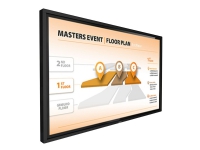 Philips 43BDL3452T - 43 Diagonal klasse T-Line LED-bagbelyst LCD paneldisplay - digital skiltning - med berøringsskærm (multi-berøring) - 4K UHD (2160p) 3840 x 2160 - Direct LED