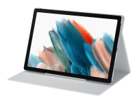 Samsung EF-BX200 - Flipomslag til tablet - sølv - for Galaxy Tab A8