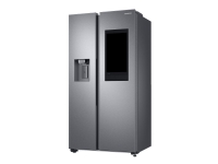 Samsung RS6HA8891SL - Køleskab/fryser - side-by-side med vanddispenser, isdispenser - Wi-Fi - bredde: 91.2 cm - dybde: 71.6 cm - højde: 178 cm - 614 liter - Klasse E - rustfritstål look