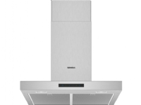 Siemens iQ300 LC66BBM50 - Hætte - skorsten flad - bredde: 60 cm - dybde: 50 cm - udtrækning og recirkulation (-) - med intern motor - rustfrit stål