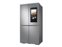 Samsung Family Hub RF65A977FSR - Køleskab/fryser - side-by-side med vanddispenser - Wi-Fi - bredde: 91.2 cm - dybde: 72.3 cm - højde: 182.5 cm - 637 liter - Klasse F - rustfrit stål