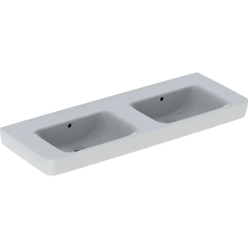 GEBERIT servant 1300x480x185mm u/hh m/overl dobb porselen hvit