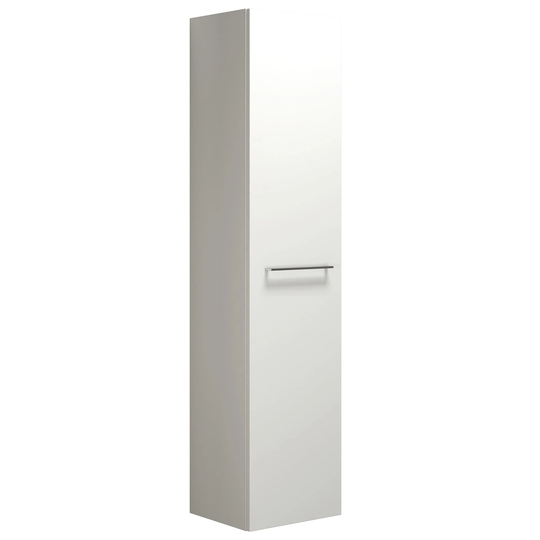 Dansani Mido+ Høyskap 1 dør B30-40xd35xh172,8cm Hvit Matt / 40cm Venstre