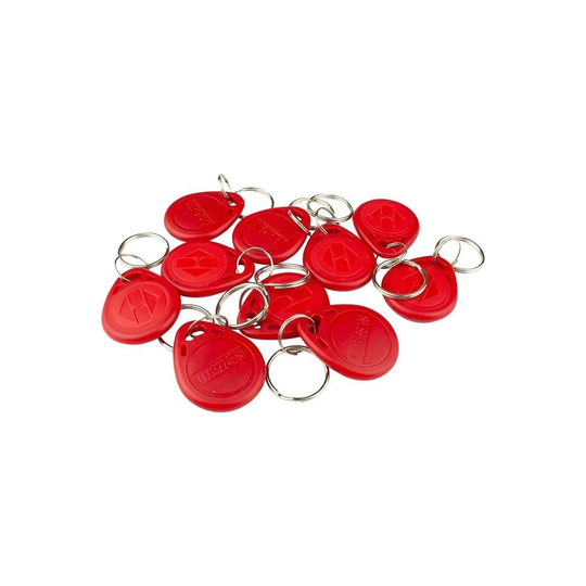 10x 125kHz RFID Smart Tag - Rød